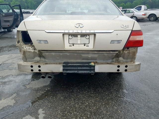 JNKBY31A8YM700216 - 2000 INFINITI Q45 BASE TAN photo 9