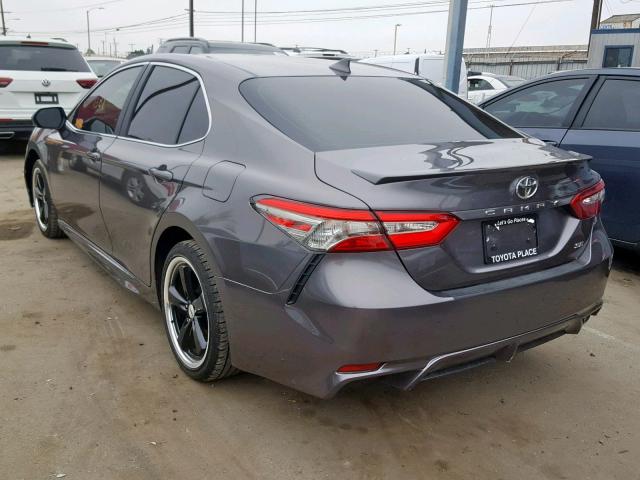 4T1B11HK7KU742386 - 2019 TOYOTA CAMRY L GRAY photo 3