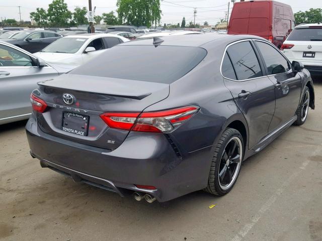 4T1B11HK7KU742386 - 2019 TOYOTA CAMRY L GRAY photo 4