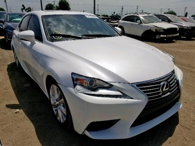 JTHBA1D26G5022832 - 2016 LEXUS IS 200T WHITE photo 1