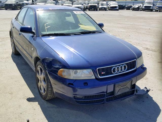 WAURD68D01A133288 - 2001 AUDI S4 2.7 QUA BLUE photo 1