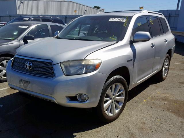 JTEJW3EH9A2040839 - 2010 TOYOTA HIGHLANDER SILVER photo 2