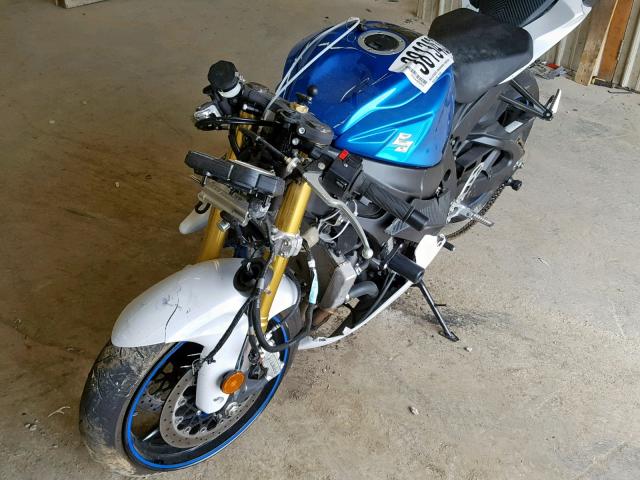 JS1GR7MA2E2100817 - 2014 SUZUKI GSX-R750 BLUE photo 9