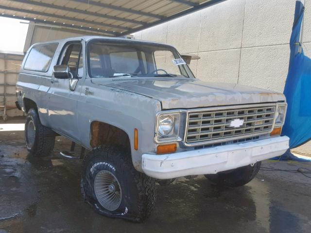 CKY185F132253 - 1975 CHEVROLET BLAZER GRAY photo 1