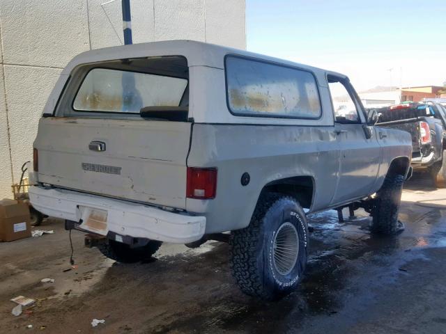 CKY185F132253 - 1975 CHEVROLET BLAZER GRAY photo 4