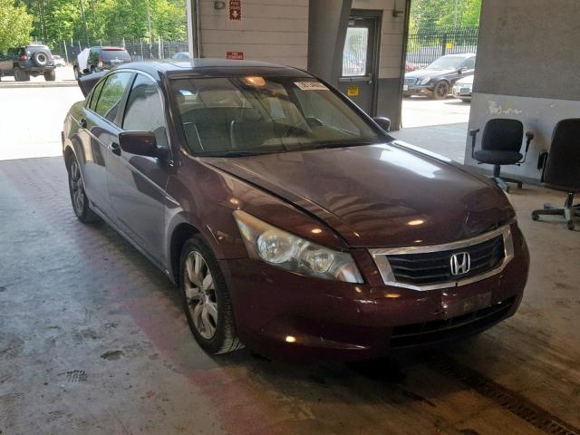 1HGCP2F88AA111023 - 2010 HONDA ACCORD EXL BURGUNDY photo 1