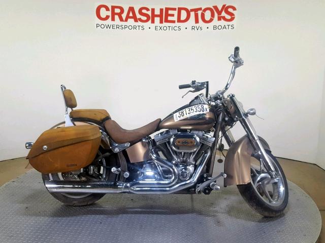 1HD1PY913CB955070 - 2012 HARLEY-DAVIDSON FLSTSE3 CV BROWN photo 1