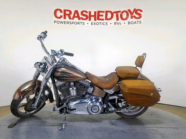 1HD1PY913CB955070 - 2012 HARLEY-DAVIDSON FLSTSE3 CV BROWN photo 5