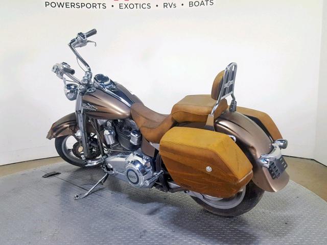 1HD1PY913CB955070 - 2012 HARLEY-DAVIDSON FLSTSE3 CV BROWN photo 6