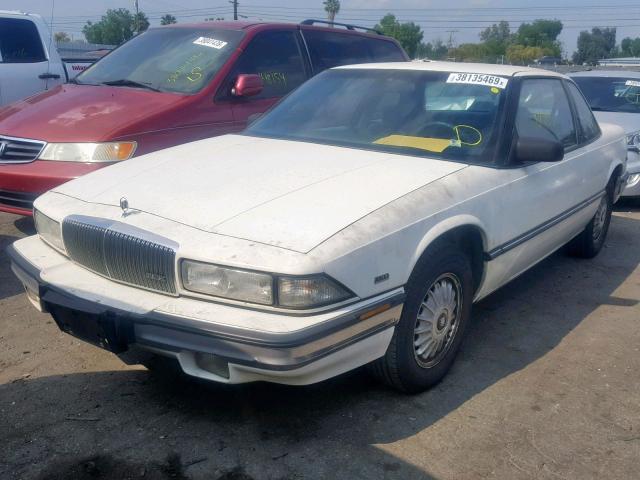 2G4WB14LXM1845202 - 1991 BUICK REGAL CUST WHITE photo 2