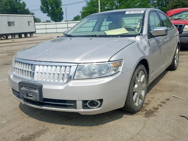 3LNHM26T28R632073 - 2008 LINCOLN MKZ SILVER photo 2