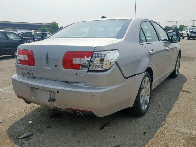 3LNHM26T28R632073 - 2008 LINCOLN MKZ SILVER photo 4