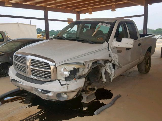 3D7KS28L19G543904 - 2009 DODGE RAM 2500 WHITE photo 2