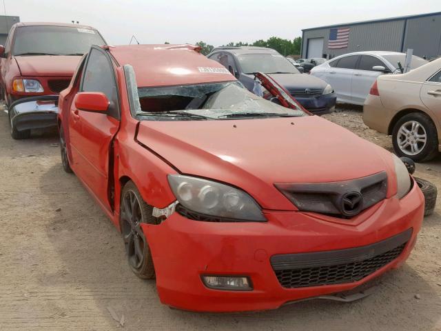 JM1BK343881793921 - 2008 MAZDA 3 HATCHBAC RED photo 1