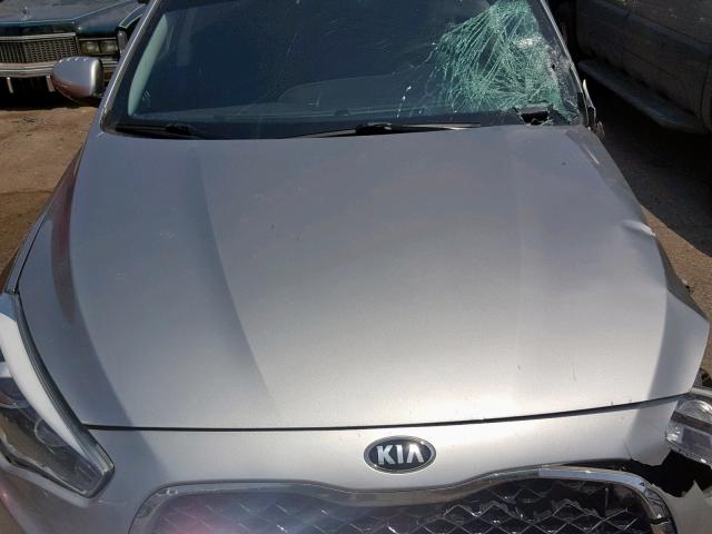 KNALN4D76E5133690 - 2014 KIA CADENZA PR SILVER photo 7