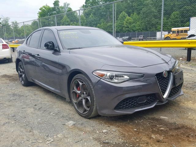 ZARFAEDN8H7532678 - 2017 ALFA ROMEO GIULIA Q4 GRAY photo 1