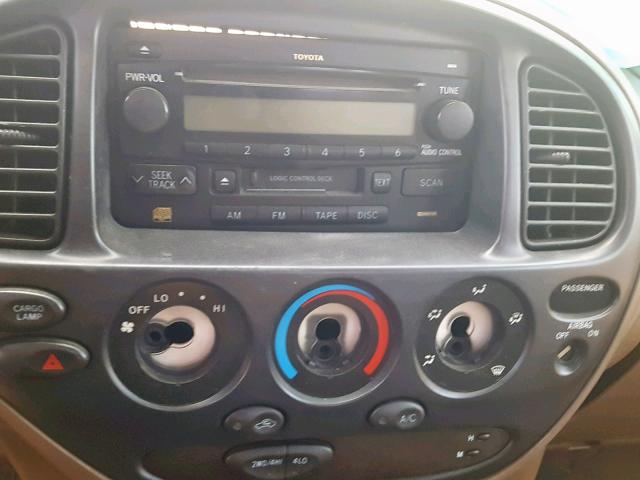 5TBBT44154S454749 - 2004 TOYOTA TUNDRA ACC BURGUNDY photo 9