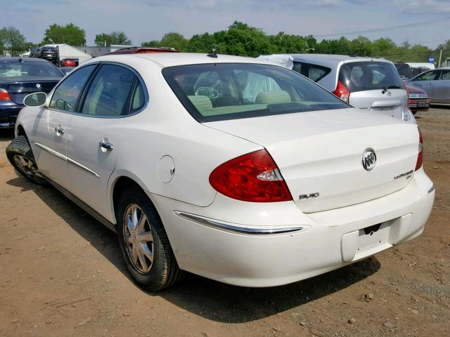 2G4WC582181143670 - 2008 BUICK LACROSSE C WHITE photo 3