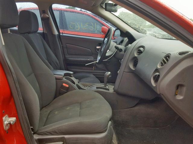 2G2WP552281118827 - 2008 PONTIAC GRAND PRIX RED photo 5