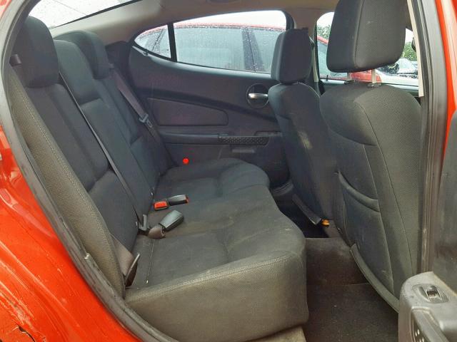 2G2WP552281118827 - 2008 PONTIAC GRAND PRIX RED photo 6