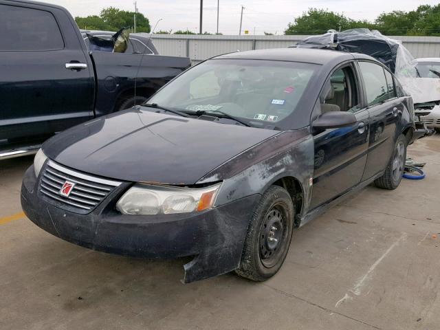 1G8AL55F57Z131592 - 2007 SATURN ION LEVEL BLACK photo 2