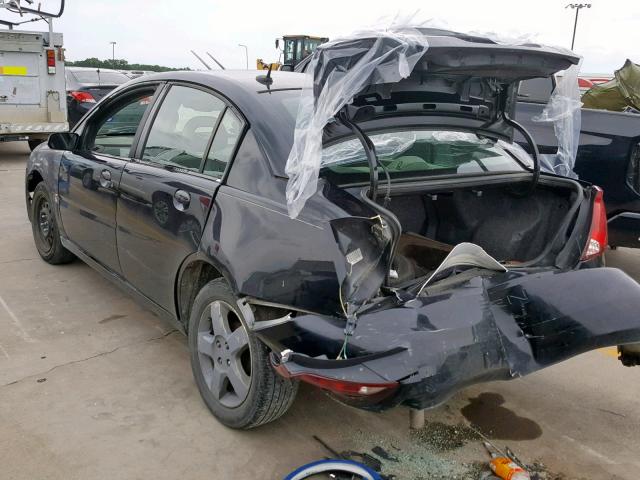 1G8AL55F57Z131592 - 2007 SATURN ION LEVEL BLACK photo 3