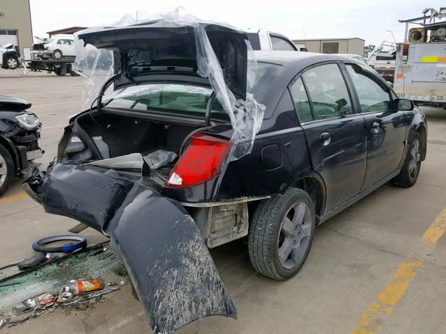 1G8AL55F57Z131592 - 2007 SATURN ION LEVEL BLACK photo 4