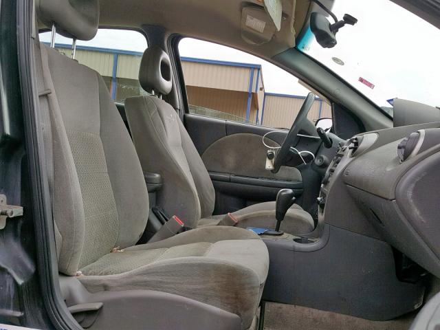 1G8AL55F57Z131592 - 2007 SATURN ION LEVEL BLACK photo 5