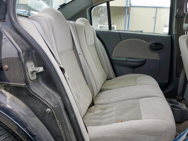 1G8AL55F57Z131592 - 2007 SATURN ION LEVEL BLACK photo 6