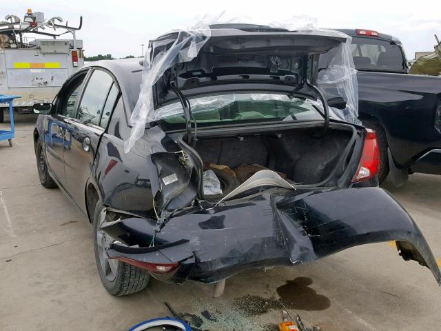 1G8AL55F57Z131592 - 2007 SATURN ION LEVEL BLACK photo 9