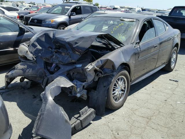 2G2WP552481121387 - 2008 PONTIAC GRAND PRIX BLACK photo 2