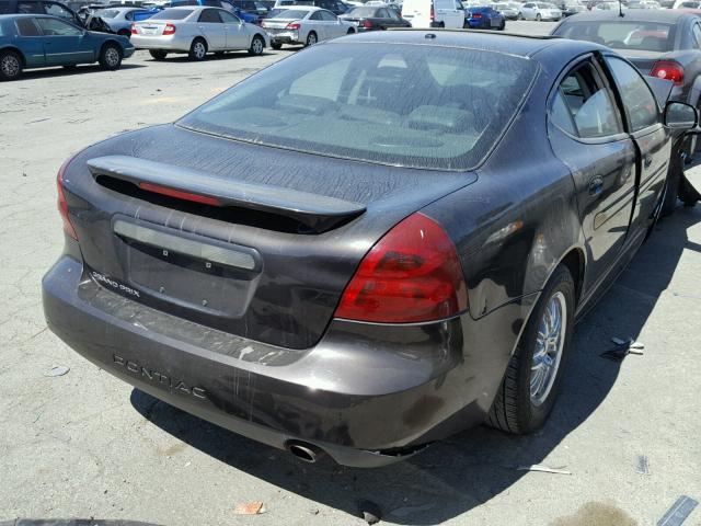 2G2WP552481121387 - 2008 PONTIAC GRAND PRIX BLACK photo 4