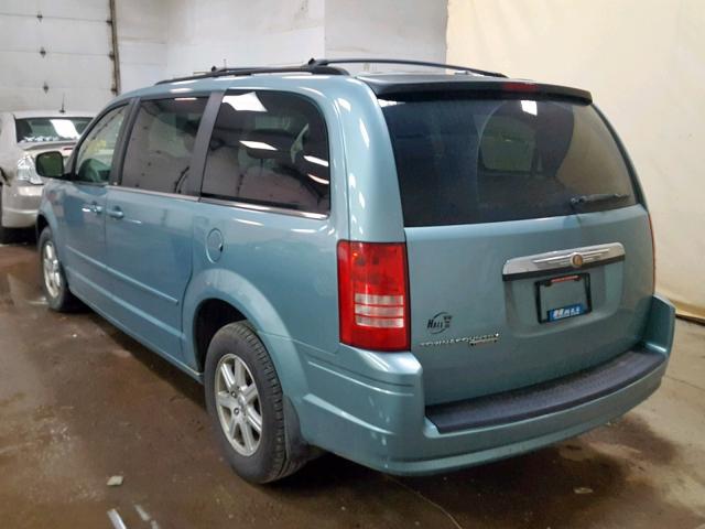 2A8HR54P08R817413 - 2008 CHRYSLER TOWN & COU 蓝色 照片 3