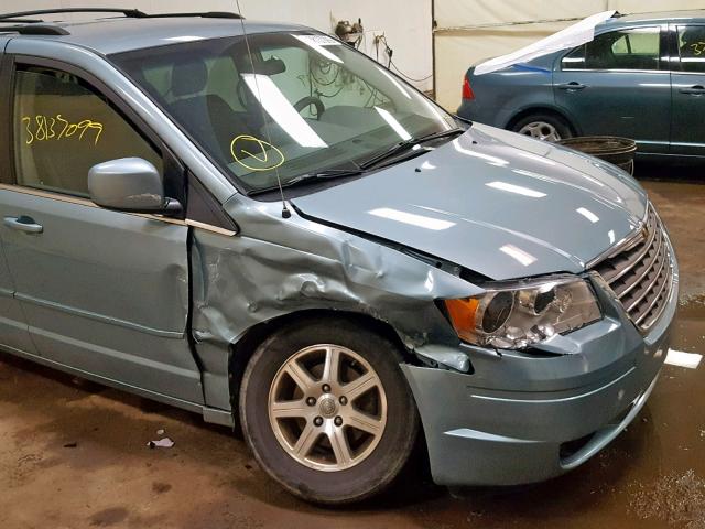 2A8HR54P08R817413 - 2008 CHRYSLER TOWN & COU 蓝色 照片 9