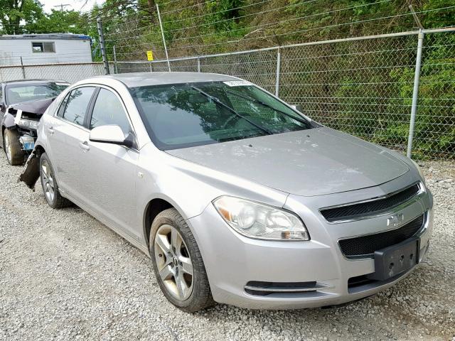 1G1ZH57B98F211798 - 2008 CHEVROLET MALIBU 1LT SILVER photo 1