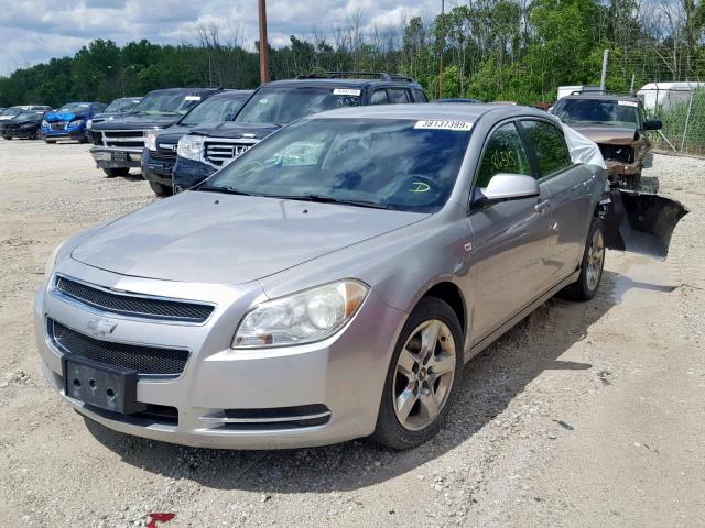 1G1ZH57B98F211798 - 2008 CHEVROLET MALIBU 1LT SILVER photo 2