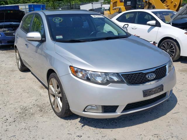 KNAFW5A33B5437783 - 2011 KIA FORTE SX SILVER photo 1