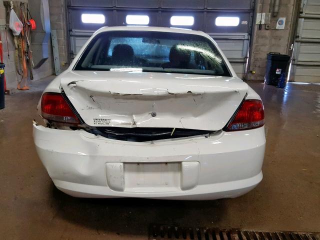 1C3EL46X16N252543 - 2006 CHRYSLER SEBRING WHITE photo 10