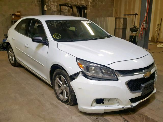 1G11A5SL9FF335021 - 2015 CHEVROLET MALIBU LS WHITE photo 1