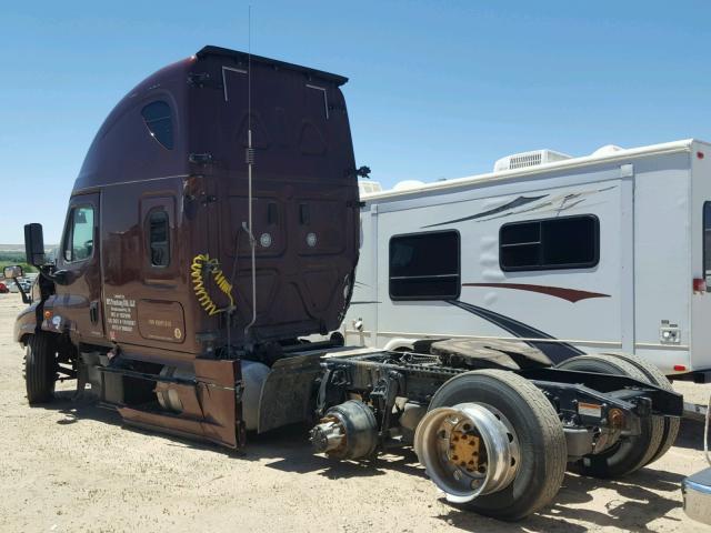 3AKJGLDR8HSHP1018 - 2017 FREIGHTLINER CASCADIA 1 BROWN photo 3