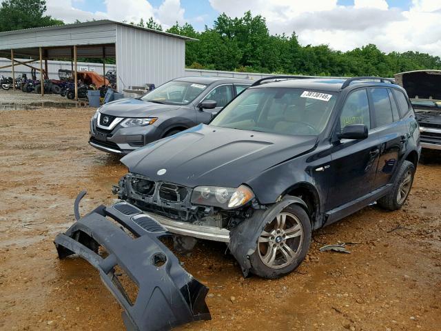 WBXPA93415WD11767 - 2005 BMW X3 3.0I BLACK photo 2