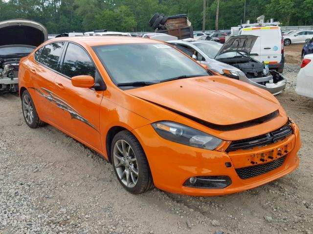 1C3CDFBB9ED669858 - 2014 DODGE DART SXT ORANGE photo 1