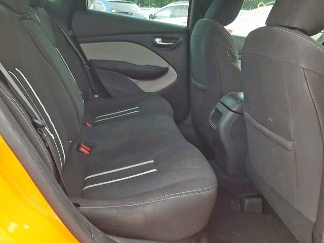 1C3CDFBB9ED669858 - 2014 DODGE DART SXT ORANGE photo 6