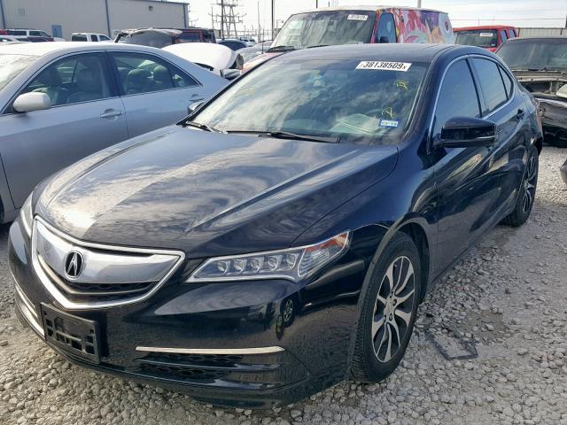 19UUB1F37GA012686 - 2016 ACURA TLX BLACK photo 2