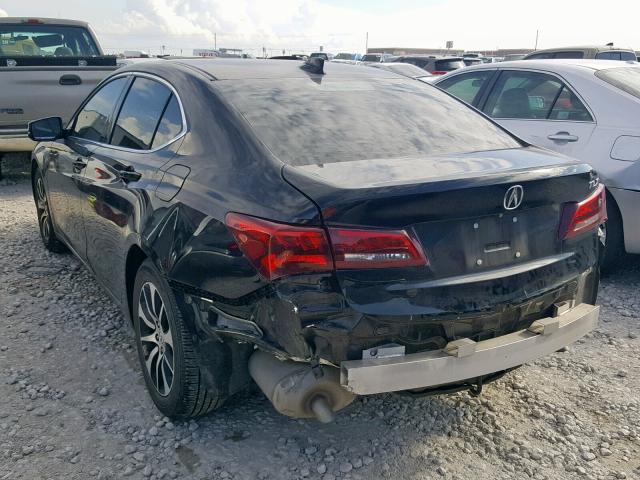 19UUB1F37GA012686 - 2016 ACURA TLX BLACK photo 3