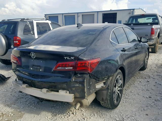 19UUB1F37GA012686 - 2016 ACURA TLX BLACK photo 4