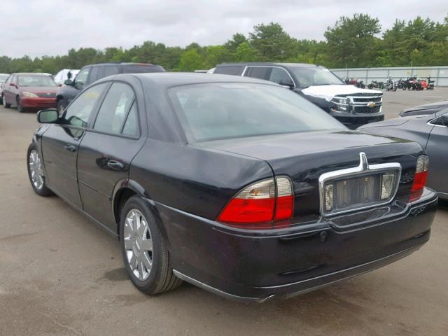 1LNHM87A63Y698488 - 2003 LINCOLN LS BLACK photo 3