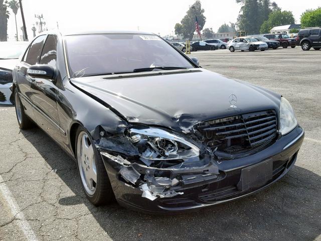 WDBNG75J54A421173 - 2004 MERCEDES-BENZ S 500 BLACK photo 1