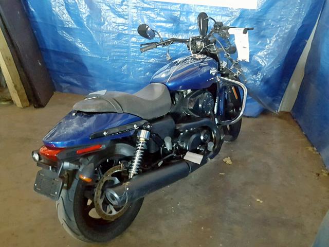 1HD4NAA17HC512590 - 2017 HARLEY-DAVIDSON XG500 BLUE photo 4