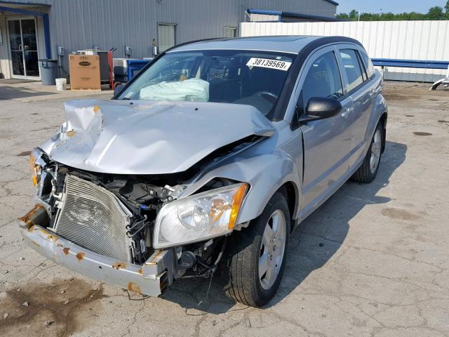 1B3HB48A99D179714 - 2009 DODGE CALIBER SX SILVER photo 2